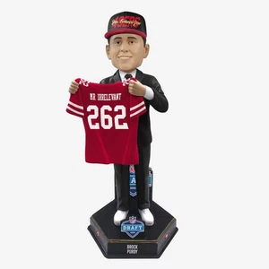 Brock Purdy San Francisco 49ers 2022 Draft Pick Mr. Irrelevant Bobblehead NFL - Picture 1 of 1