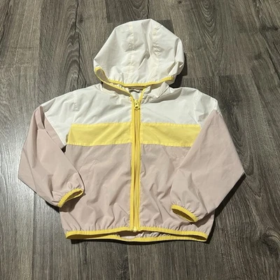 Chaqueta Ligera 4t Niñas Usada en Excelente Condición Tucker & Tate Amarilla Beige Blanco Foto 1 de 4