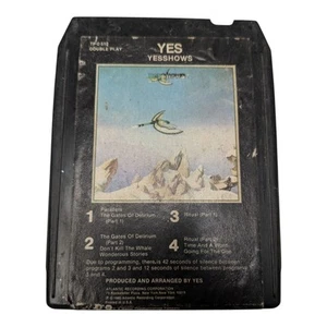 Yes Yesshows Album Vintage 8 Track Tape TP 2-510 Atlantic Double Play - Picture 1 of 13