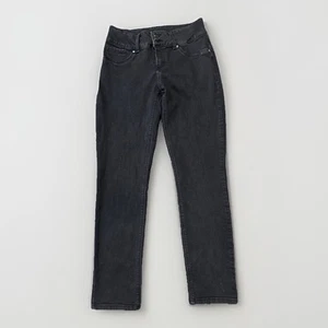 1822 Denim Jeans Woman’s Size 10 Skinny Leg Mid Rise Black 27x27 - Picture 1 of 6