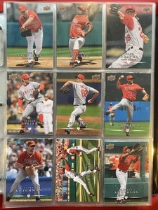 2008 BASEBALL UPPER DECK FACTORY SET COMPLETE FIRST EDITION SERIES 1 & 2 Binder - Picture 1 of 24