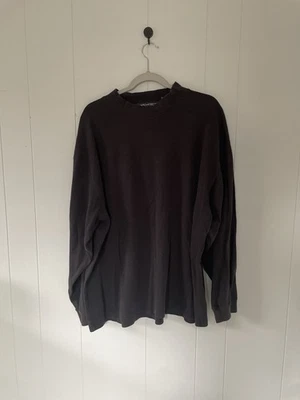 Architect 男式黑色长袖海龟领衬衫尺寸 XXL — 第 1/3 张图片