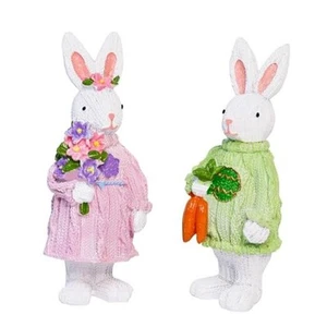 Easter-Decorations Bunny Decor Spring-Figurines Table-Centerpiece for The Home - Picture 1 of 8