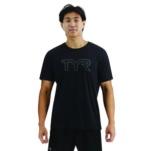 TSHIRT TYR BIG LOGO TRIBLEND USSTMC3A  NERO - Foto 1 di 6