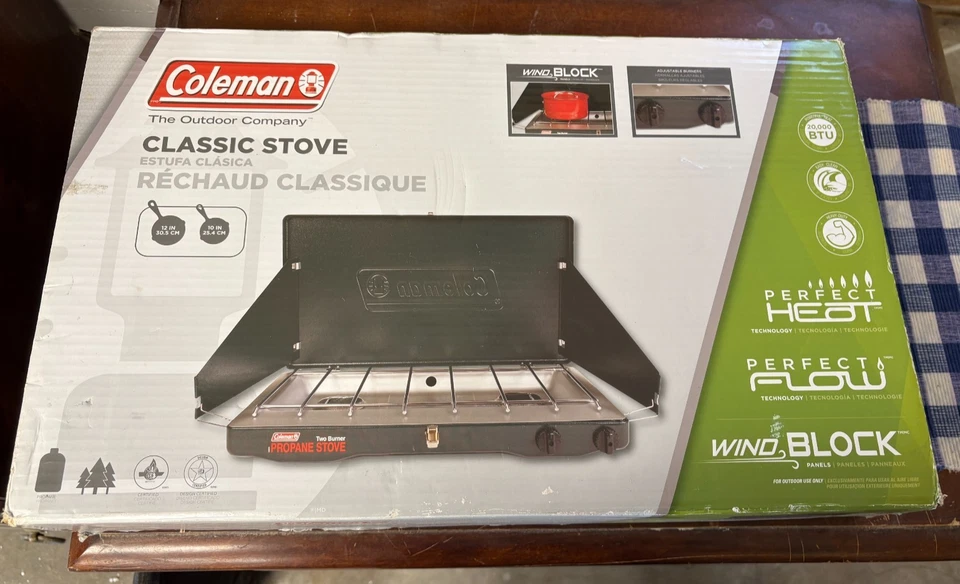 Coleman 2 Burner Propane Camping Stove 5430E Outdoor Grill