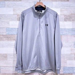 Under Armour ColdGear 1/4 Zip Performance Fleecepullover grau Herren XXL 2XL - Bild 1 von 6
