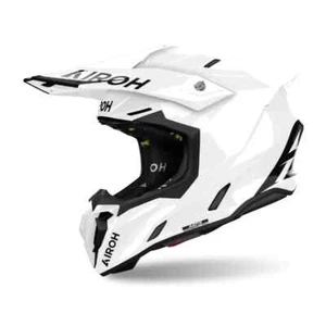 Airoh 2024 Erwachsene Motocross Enduro Helm Airoh Twist 3 glänzend weiß neu - Bild 1 von 3