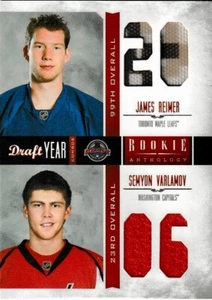 2011 Rookie Anthology Draft Year Combos Materials James Reimer Semyon Varlamov - Picture 1 of 2