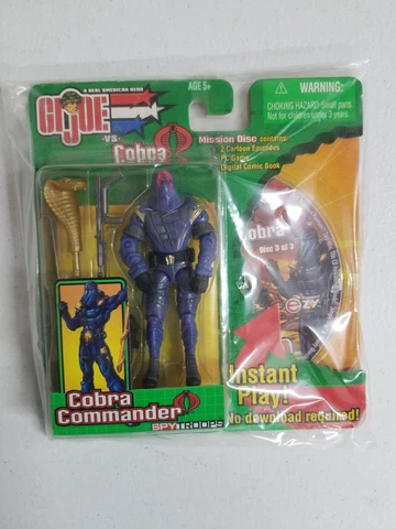 Hasbro GI Joe VS Cobra Spy Troops Mission Disc 3 ARAH Cobra Commander NEW Cover