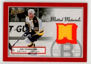 2005-06 Upper Deck Bee Hive Matted Materials #MM-JT Joe Thornton - Picture 1 of 2
