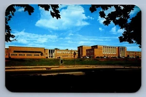 Postcard Vtg Virginia E.C. Glass High School Lynchburg Architecture - Picture 1 of 2