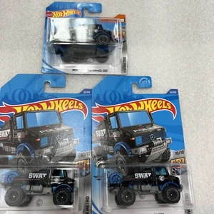 2020(3)Hot Wheels Treasure Hunt HW Metro 10/10 MERCEDES-BENZ UNIMOG 1300 B187 - Picture 1 of 13