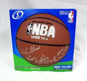 Spalding NBA Basketball signiert Craig Hodges #14 3pt 2x Weltmeister Chicago Bulls - Bild 1 von 4