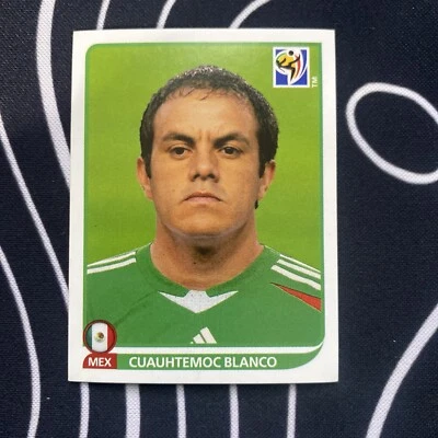 2010 帕尼尼国际足联世界杯贴纸 Cuauhtemoc Blanco #63 墨西哥  — 第 1/2 张图片