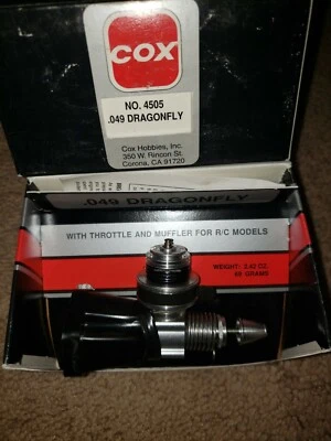 Cox .049 - COX engine - One Of COX Dragonfly .049 - NIB - No 4505 - Image 1 of 4