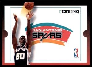 Tarjeta de equipo Skybox #305 1992 de los San Antonio Spurs - Imagen 1 de 2