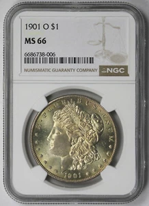 1901-O Morgan Dollar $1 MS 66 NGC - Picture 1 of 4