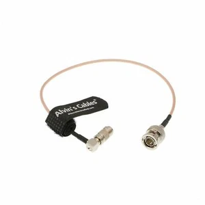 DIN 1.0/2.3 Rechtwinklig zu BNC Stecker HD SDI RG179 75Ohm Kabel für Blackmagic - Picture 1 of 5