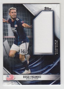 2019 Topps MLS Jumbo Relics #JRDF Diego Fagundez