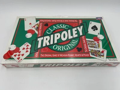 Original Classic Tripoley The Game of Michigan Rummy Hearts & Poker - Image 1 of 4