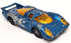Corgi Toys Porsche 917 Blue 385 Whizzwheels Vintage Toy Car Restoration Spares - Picture 1 of 6
