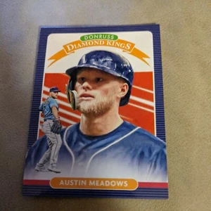 2020 Donruss Diamond Kings Austin Meadows - Tampa Bay Rays - Picture 1 of 2
