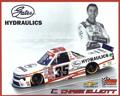 Postal de la serie de camiones Nascar Craftsman #35 "Gates Hydraulics" Chase Elliott 2023 Foto 1 de 2