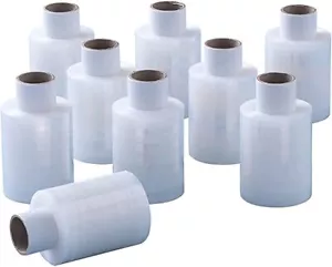 CLEAR STRONG MINI HANDY SHRINK WRAP STRETCH CLING CORE PARCEL WRAP 100MM x 250M - Picture 1 of 2