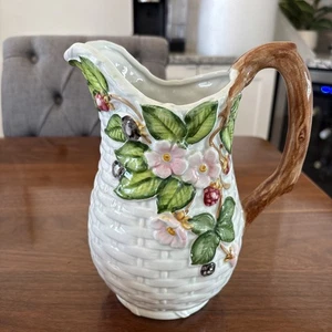 Jarra de jardín Shafford Berry Time England de colección ¡Bonita! - Imagen 1 de 8