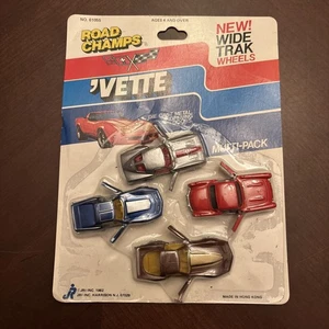 Rare Original Vintage Road Champs Chevy Corvette 4 pack - Picture 1 of 9
