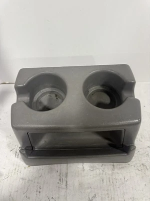Ford F150 1992-1997 - F350 asiento de banco doble portavasos consola de piso/gris ópalo Foto 1 de 4