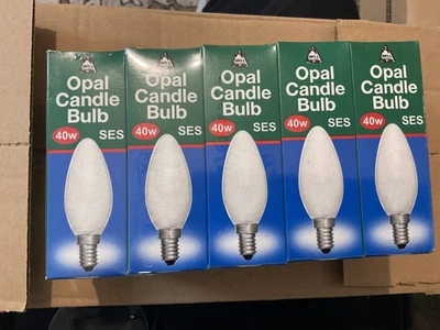 bell 35mm opal candle bulb. 40w SES/E14 x 10 - Image 1 of 2