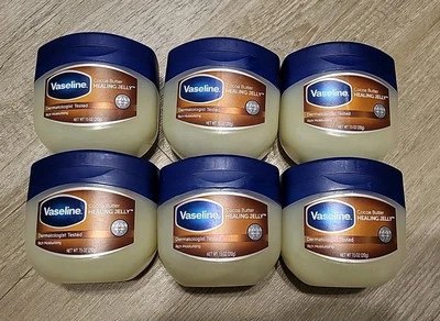 (6) Vaselina Jalea de Petróleo Manteca de Cacao Curativa 7.5oz Foto 1 de 3