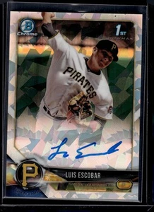 2018 Bowman #CPA-LE Luis Escobar Chrome Prospect Autographs Atomic #/100 - Picture 1 of 2