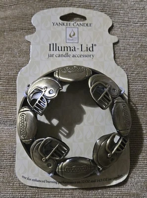 NUEVO Yankee Candle Illuma-Tapa Tarro Candle Topper Accesorio Casco de Fútbol Americano  Foto 1 de 4