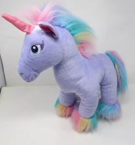 Build A Bear Plush Fairy Friends Purple Rainbow Unicorn 16” Stuffed Animal - Picture 1 of 6