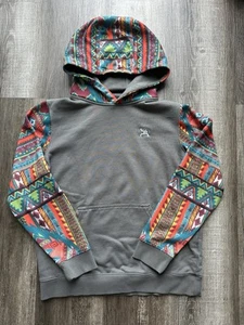 Hooey Youth “Rough Summit” Charcoal/Orange Youth Hoodie Youth Larhe - Picture 1 of 7
