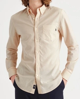 Dockers Apple Blossom - Camisa Naranja Manga Larga Abotonada, Hombre’s Grande Foto 1 de 4