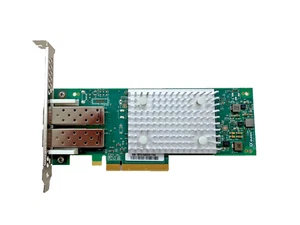 QLogic QLE2742-DELL 32Gb Dual Port PCIe FC HBA 0T3TK5 05H4YH Full Height - Picture 1 of 3