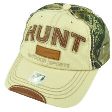 Outdoor Sports Hunt Hunting Distressed Camouflage Relaxed 2 Tone Hat Cap Season