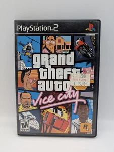 Grand Theft Auto Vice City (Sony PlayStation 2) PS2 GOOD W/MANUAL, MAIL TOMORROW - Picture 1 of 3