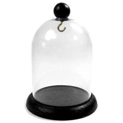 Pocket Watch Display Dome Plastic Holding Hanging Stand 90mm x 120mm - CD7398 - Image 1 of 2