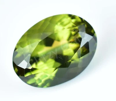 Natürlich Zweifarbig ( Gelb & Grün) Turmalin 8.20 CT Oval Zertifiziert Edelstein - Bild 1 von 4