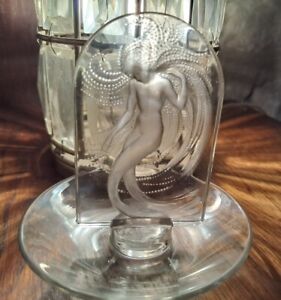  Lalique  " Naïade ". Baguier en cristal Art Déco 