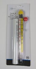 MAINSTAYS 8" Candy & Deep Fry Cooking Thermometer - NEW in Package!