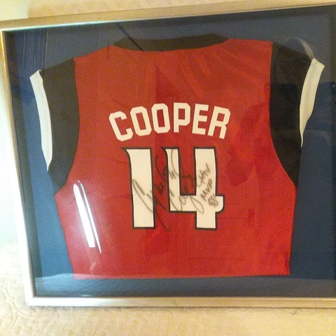 Cynthia Cooper WNBA  Autographed Jersey 14 Houston Comets Champion Womens MVP 98 Cover