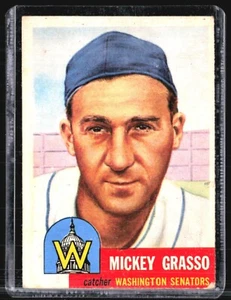 1953 Topps - #148 Mickey Grasso - Picture 1 of 2