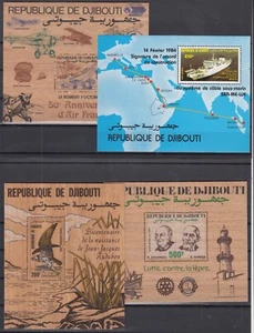 RR25631/ DJIBOUTI – BLOCKS # 2 / 4 – 6 MINT MNH – CV 95 $ - Picture 1 of 1