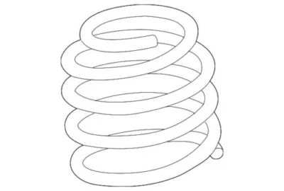 Nova mola helicoidal dianteira Ford C-MAX 2014-2018 DV6Z-5310-H fabricante de equipamento original - Imagem 1 de 2