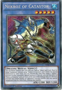 Nekroz of Catastor THSF-EN018 Secret Rare Yu-Gi-Oh Card 1st Edition New - Picture 1 of 3